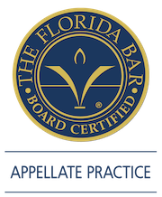 Florida Bar Board Certified in Appellate Practice