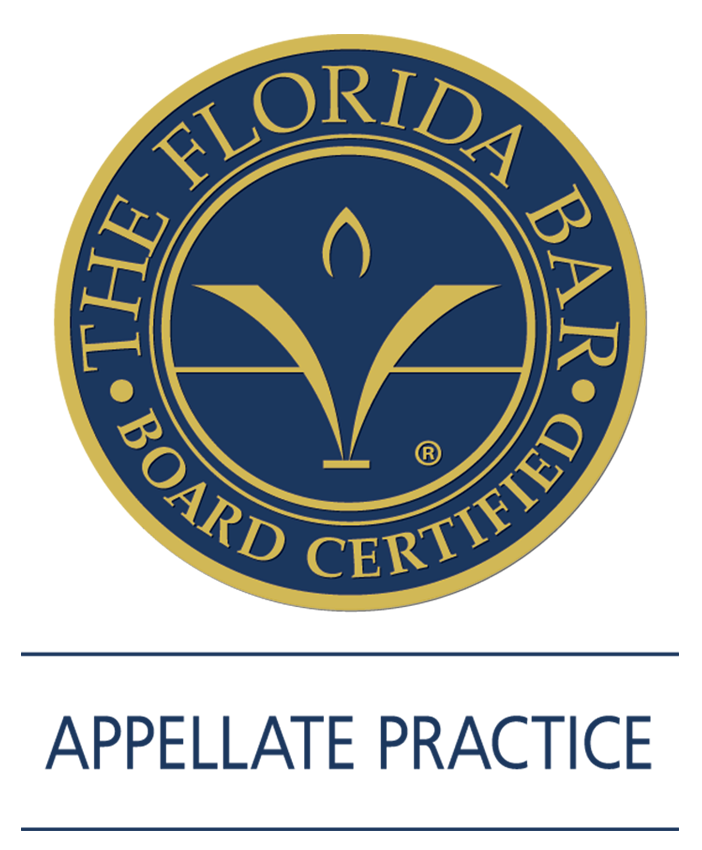 Florida Bar Board Certified in Appellate Practice